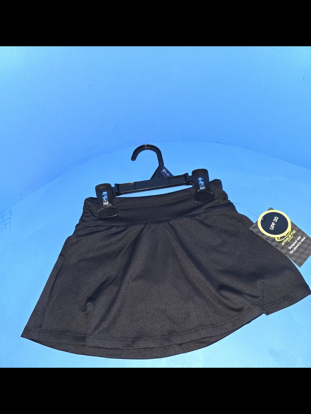 Athletic Works Girls Black Active Skort Built In Shorts NWT XS 4-5 🖤